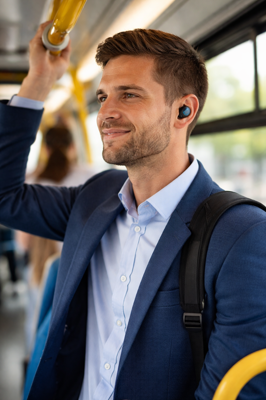Auriculares deportivos inalámbricos F9 con pantalla LED y estuche de carga de 2000 mAh