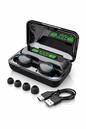 Auriculares deportivos inalámbricos F9 con pantalla LED y estuche de carga de 2000 mAh
